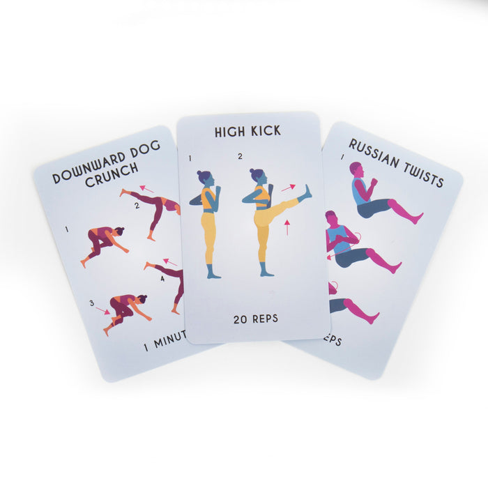 GET FIT Eexercise Cards - 100 Cards