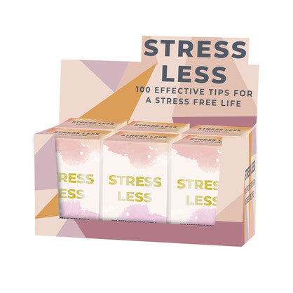 STRESS LESS CARDS - 100 reminders & tips for personal or clinical use