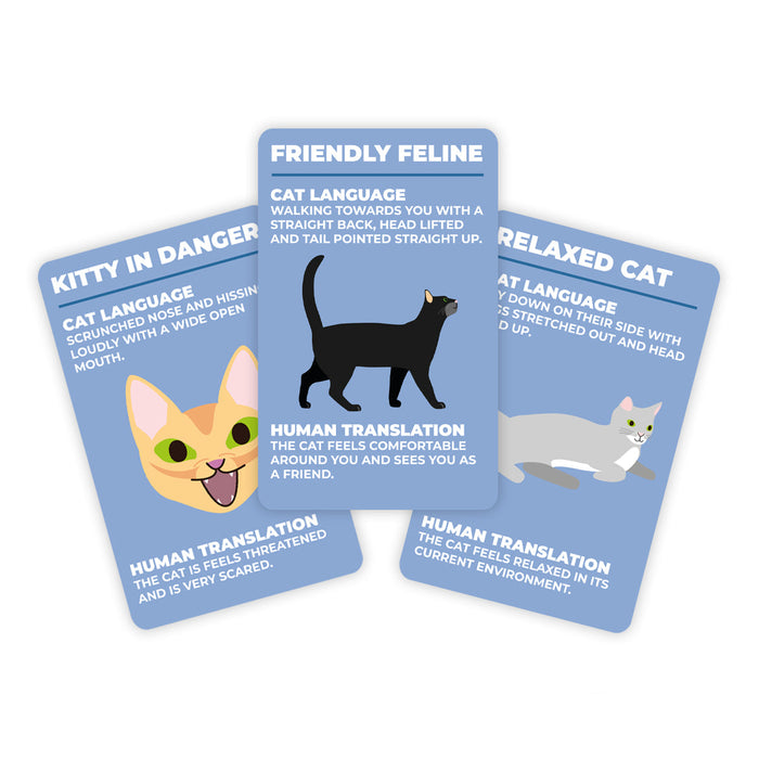 HOW TO SPEAK CAT CARDS - 100 cards