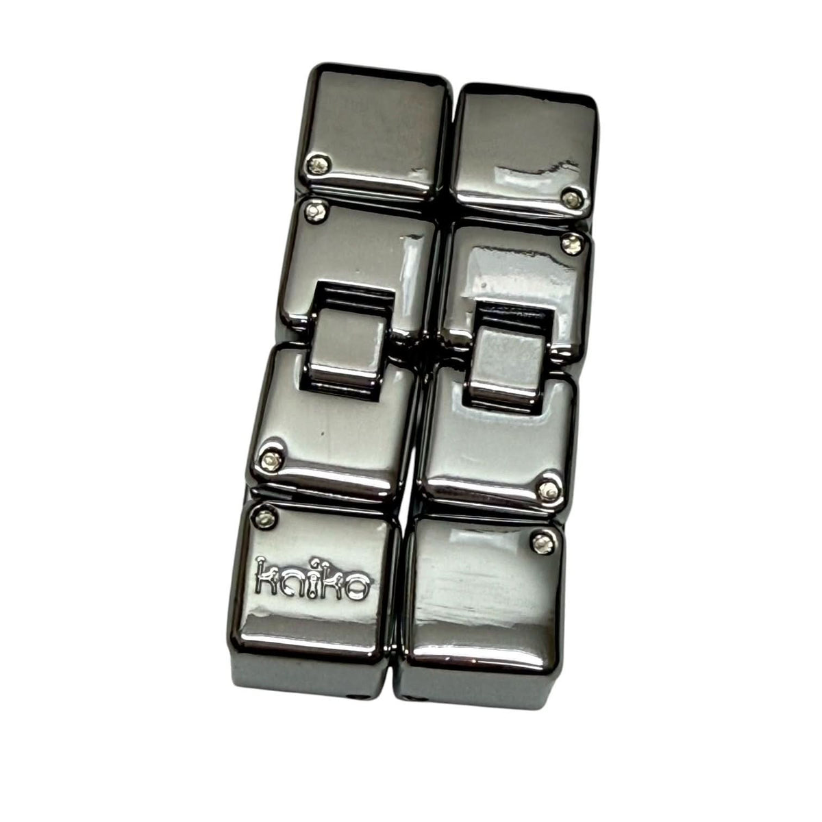 Infinity Silver Cube Gloss Silver MINI Infinity Cube in Window Tin - 151 grams – Kaiko ...