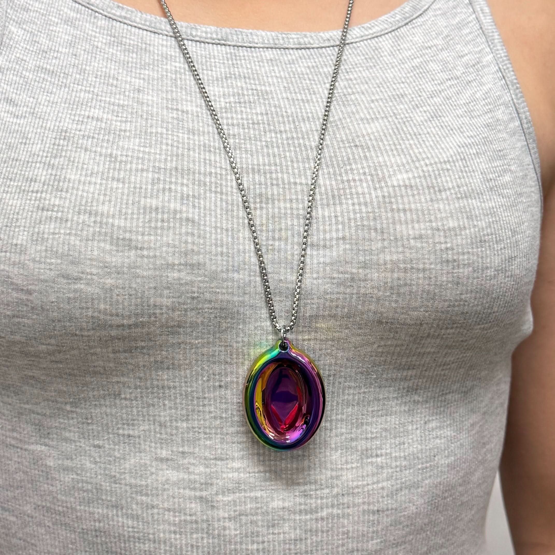 Groove Stone - Dual Support Necklace & Key Chain