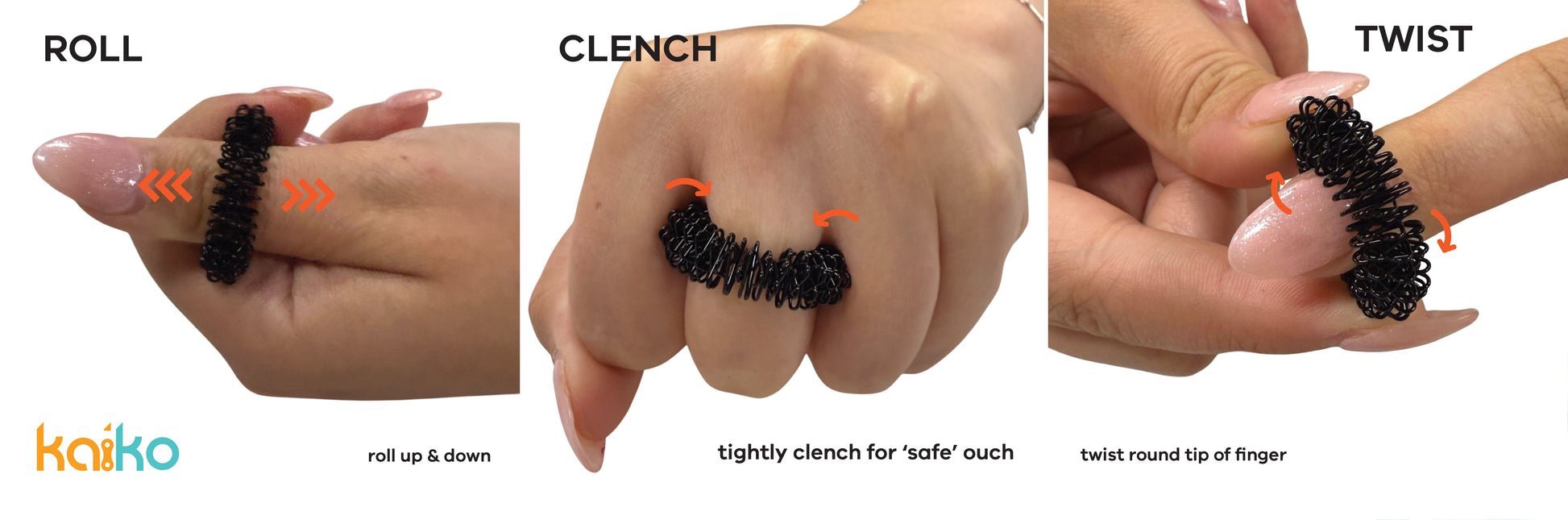 Sunset Wrist & Finger Spikey Set