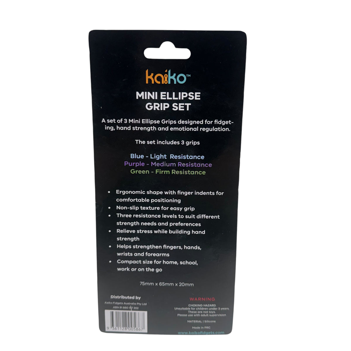 Mini Ellipse Grip Set of 3 - Ideal for Petite Hands