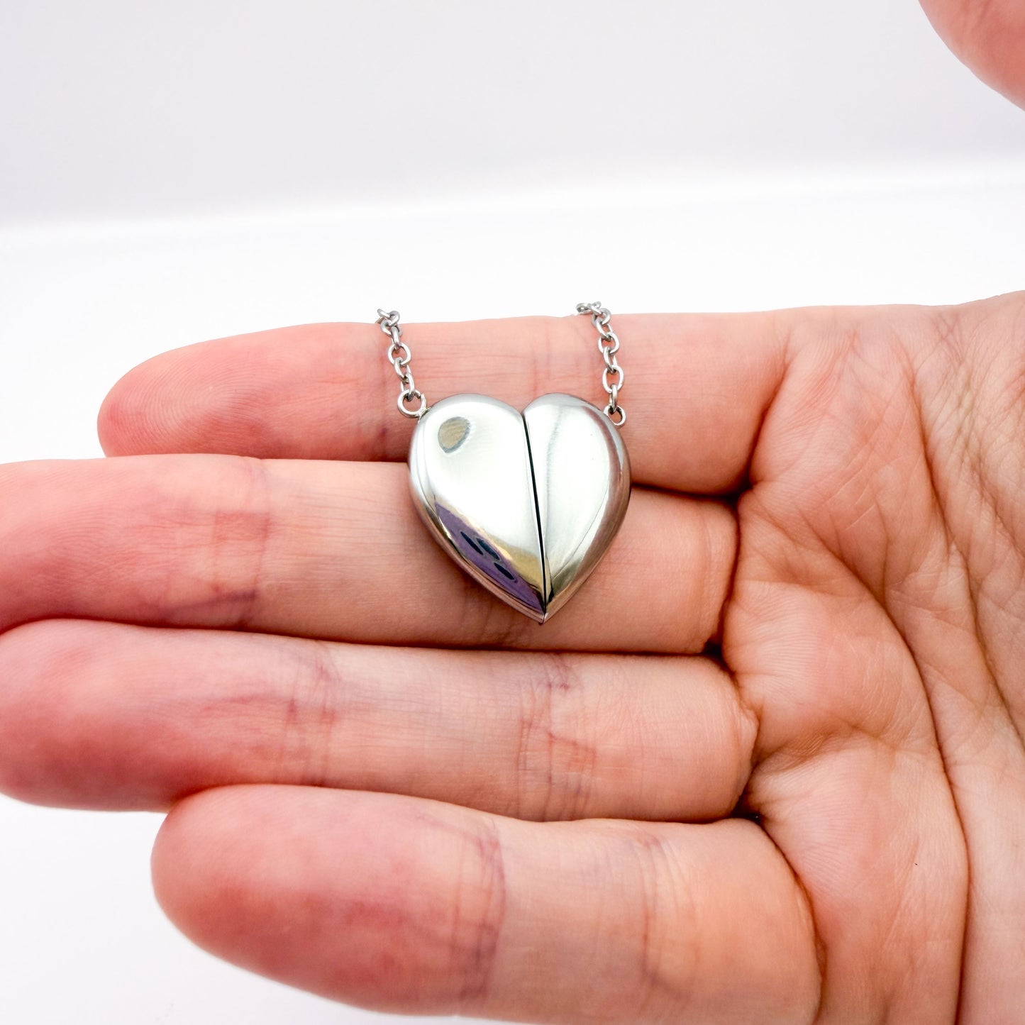 Heart Magnet Fidget Necklace  by Fidge
