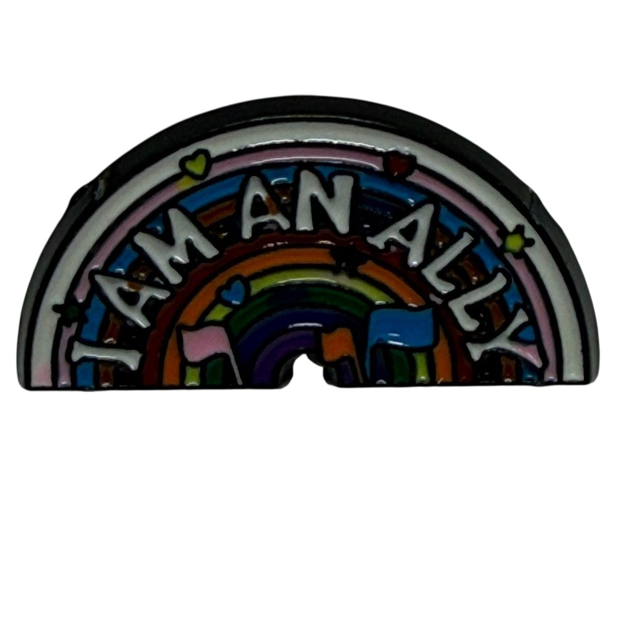 I Am an Ally - Metal Pin Badge