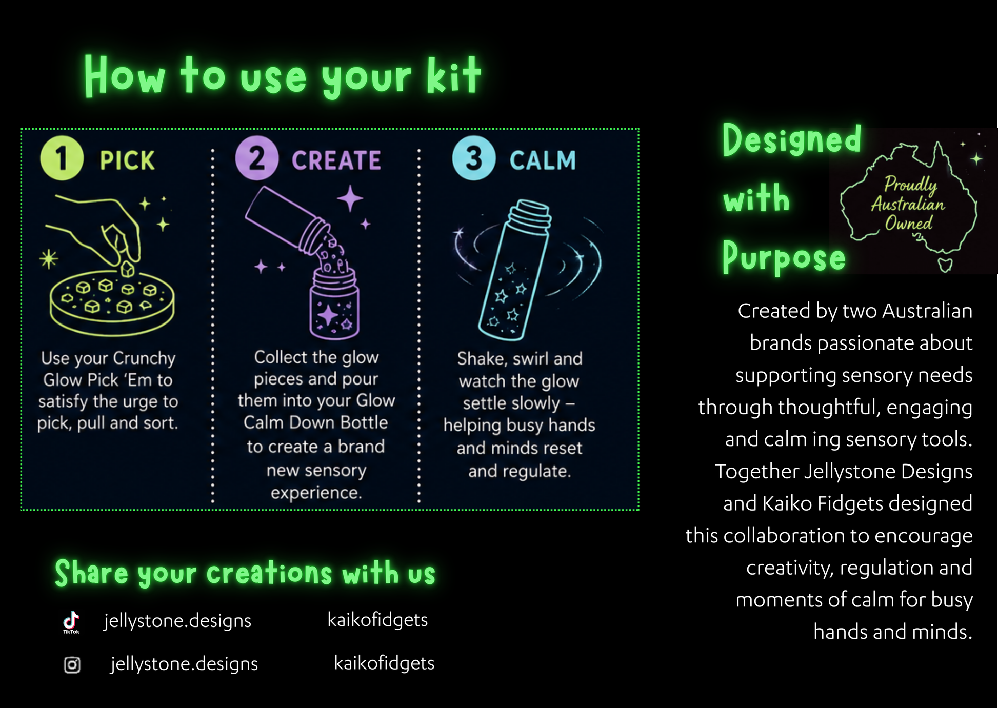 Glow Sensory Reset Kit -Kaiko x Jellystone