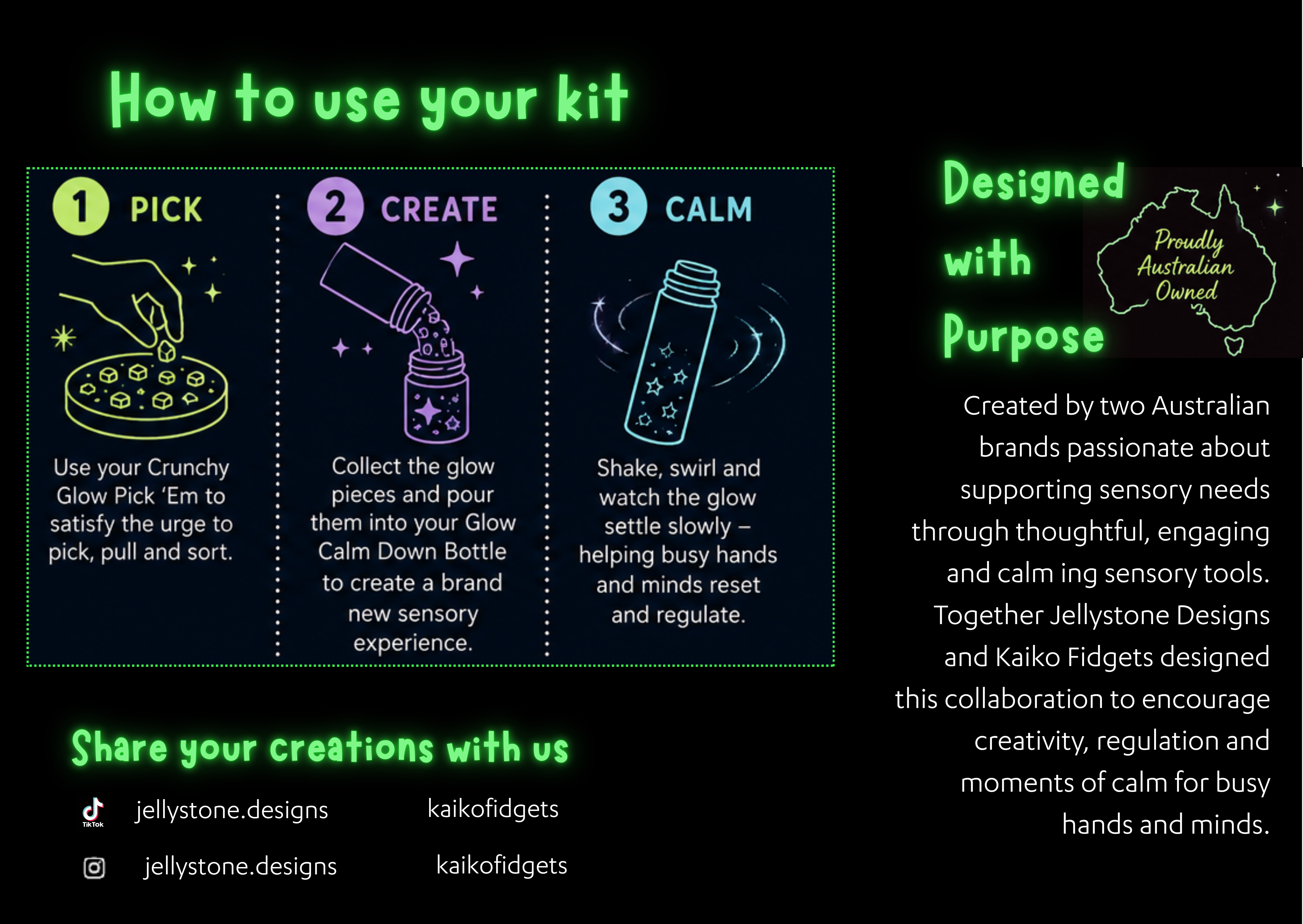 Glow Sensory Reset Kit -Kaiko x Jellystone
