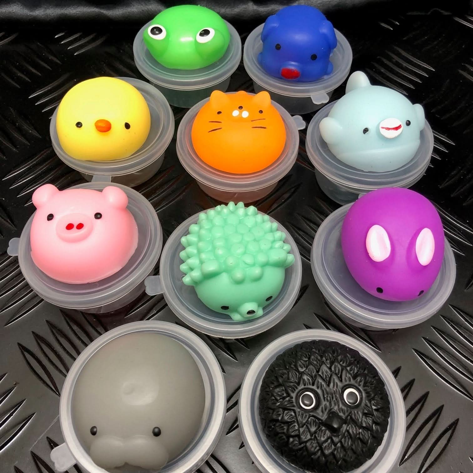 Jelly Mochi Squishy Animals