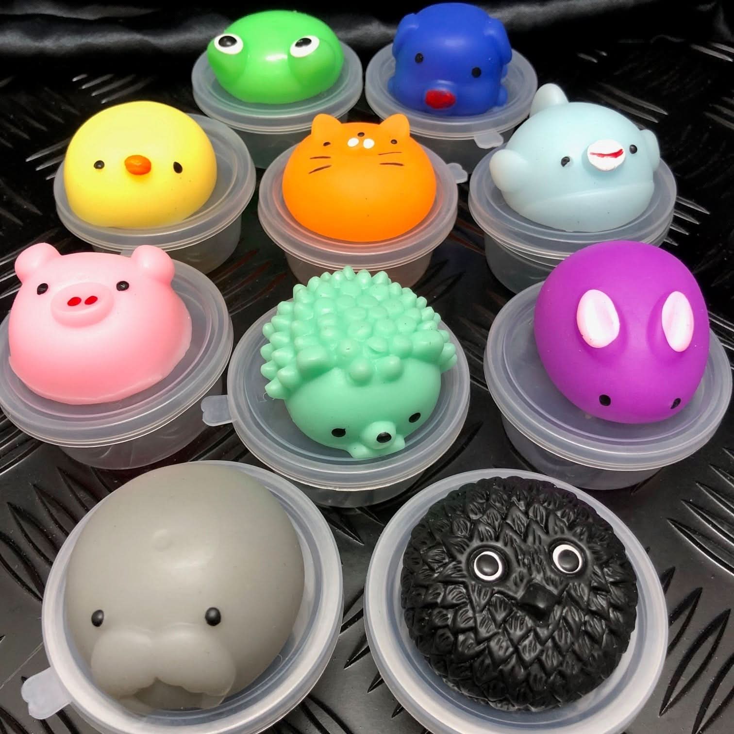 Jelly Mochi Squishy Animals
