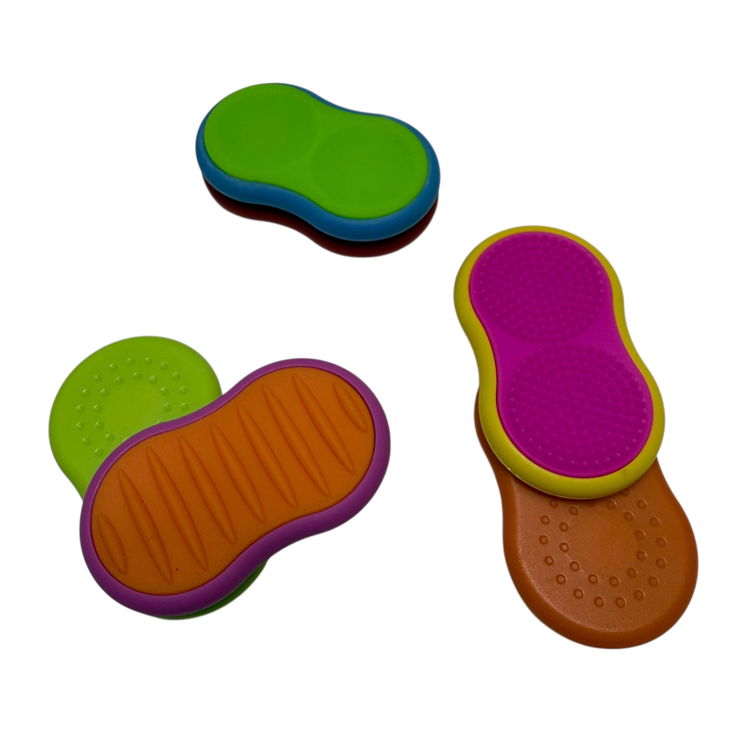 Mag Sliders - Six Interchangeable Magnetic Textured Pad Fidgets