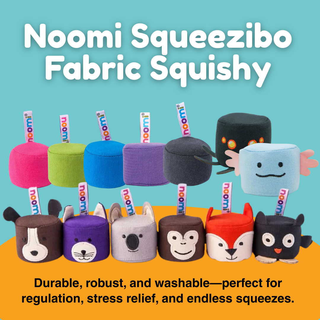 Noomi Squeezibo Fabric Squishy - Robust and Washable for Regulation and Stress Relief