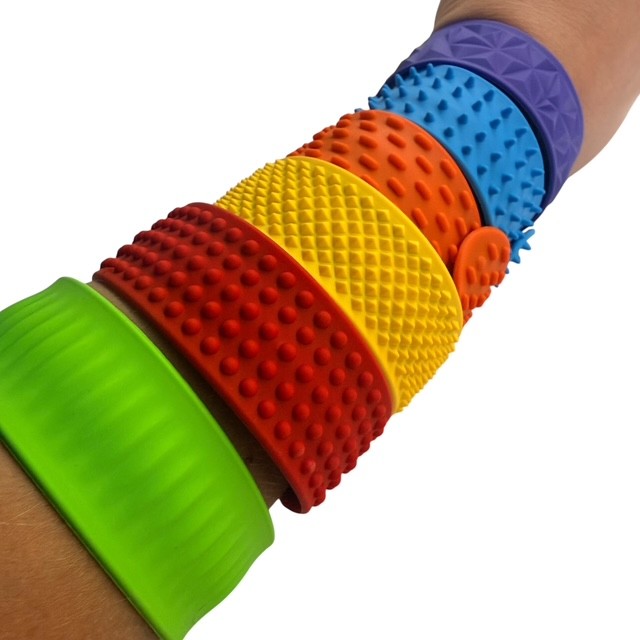 Vibrant Sensory Slap Bands