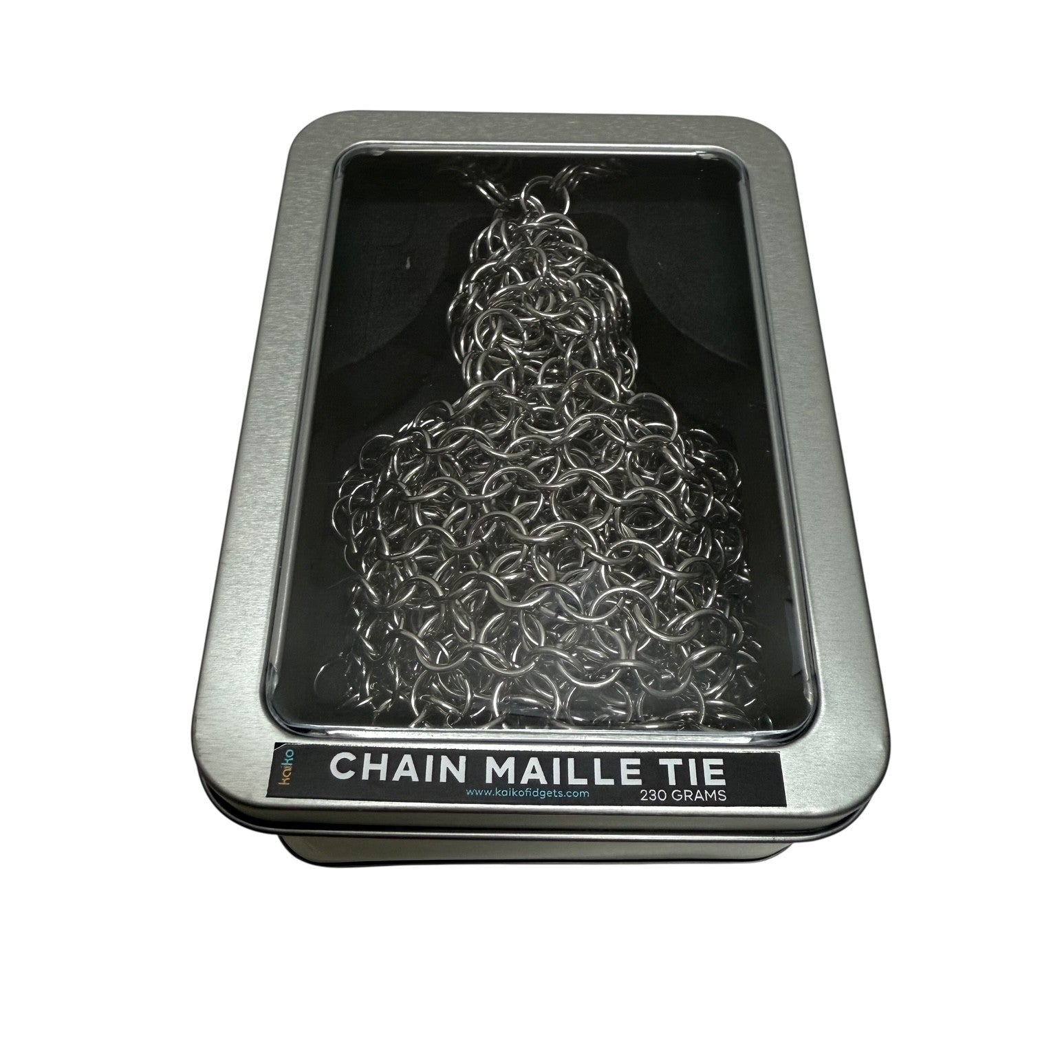 Chain Maille Tie - Hand Crafted by Kaiko Fidgets