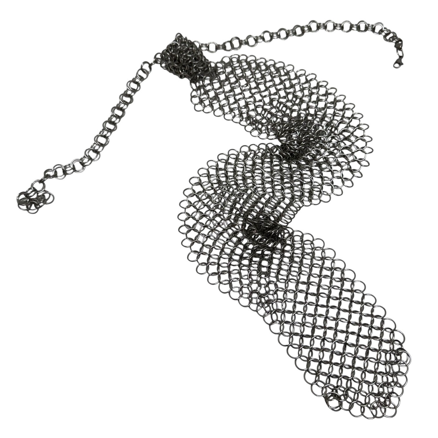 Chain Maille Tie - Hand Crafted by Kaiko Fidgets