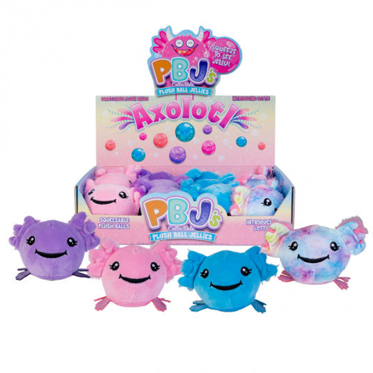 PBJ Axolotl Plush Ball Jellies