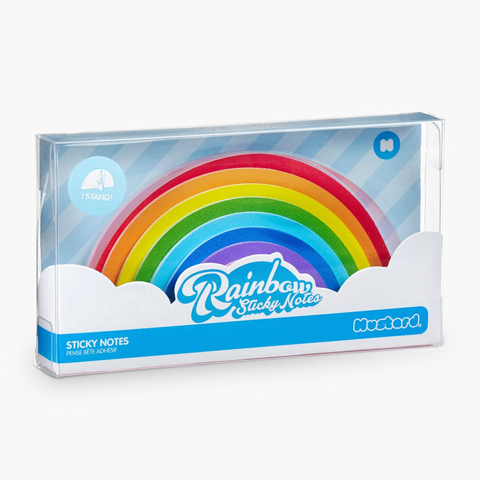 Rainbow STICKY NOTES With Stand