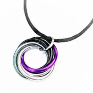 Mobii Ring Fidget Necklace - Hand Crafted Wearable Sensory Supports