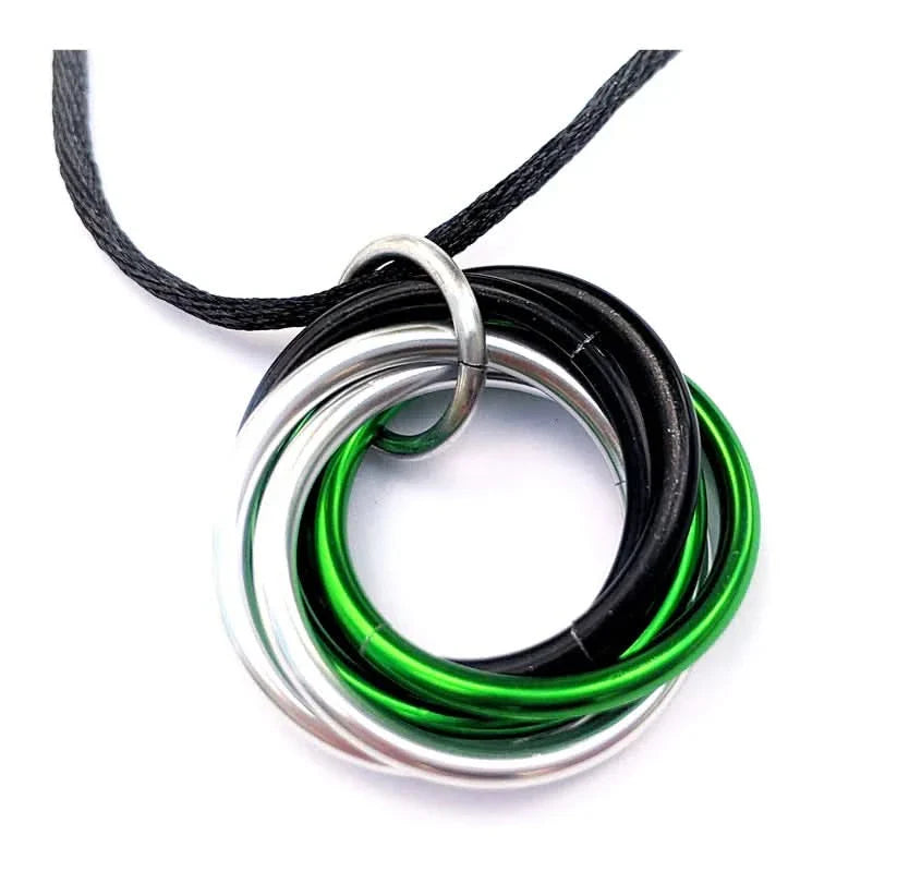 Mobii Ring Fidget Necklace - Hand Crafted Wearable Sensory Supports