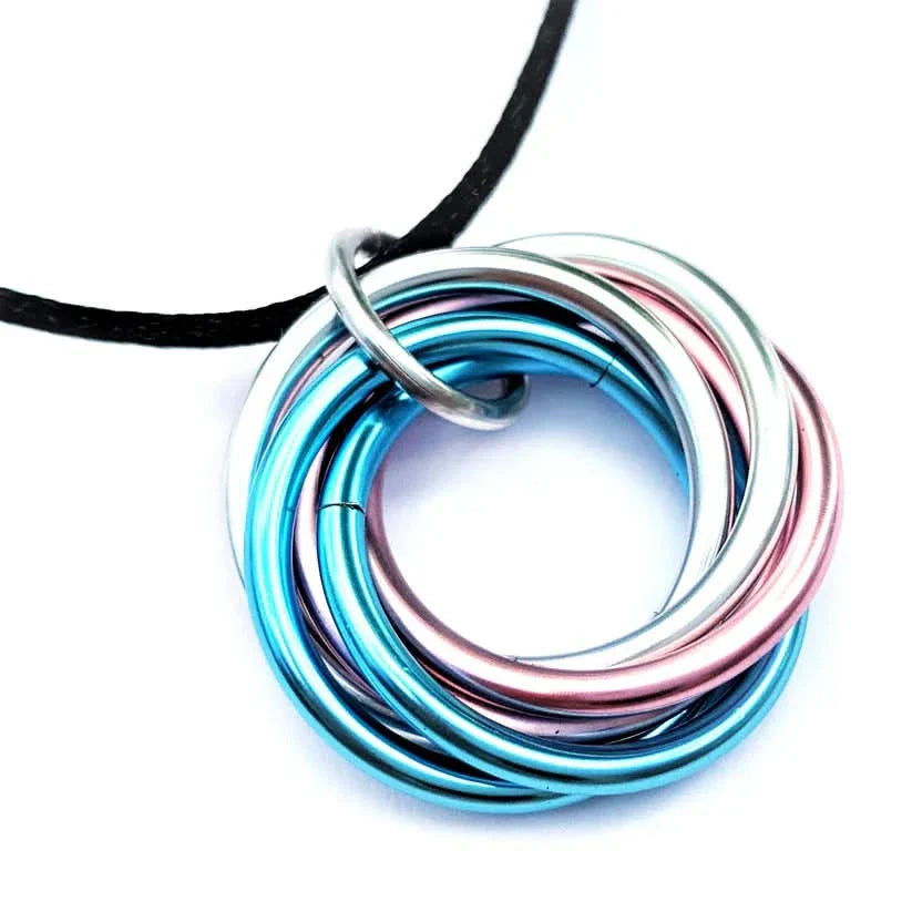 Mobii Ring Fidget Necklace - Hand Crafted Wearable Sensory Supports