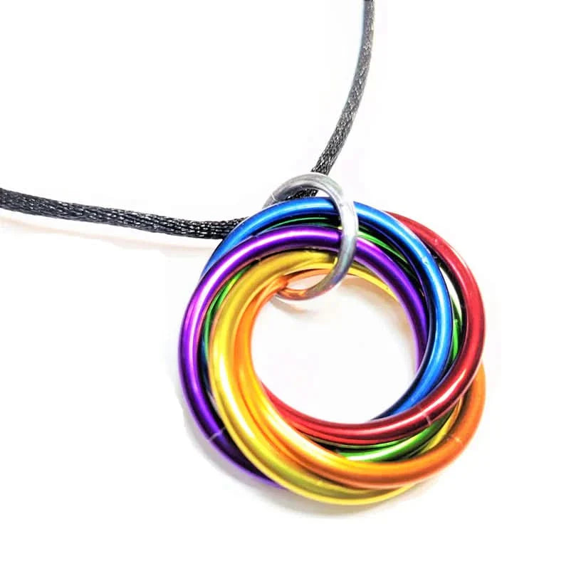 Mobii Ring Fidget Necklace - Hand Crafted Wearable Sensory Supports