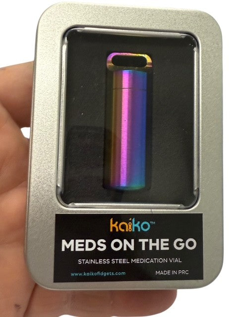 Meds on the Go – Kaiko™ Oil Slick Medication & Small Item Storage Vessel