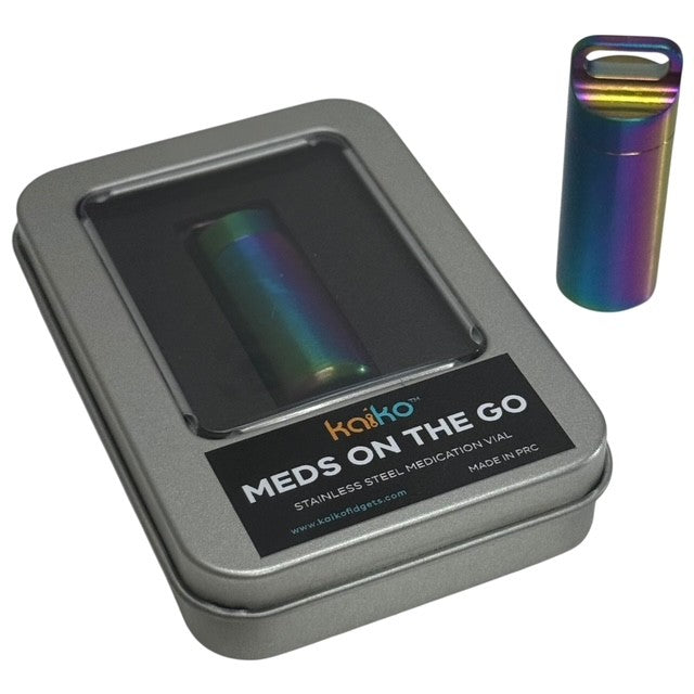 Meds on the Go – Kaiko™ Oil Slick Medication & Small Item Storage Vessel