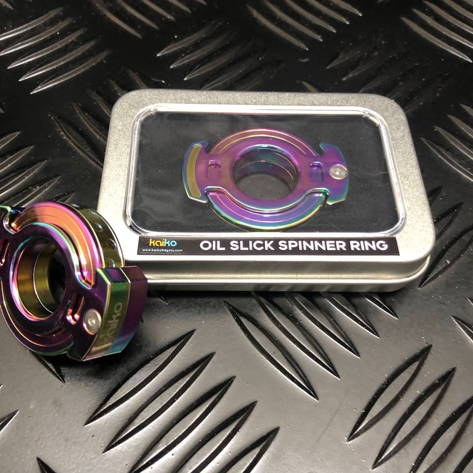 Metal Spinner Ring Oil Slick 75g