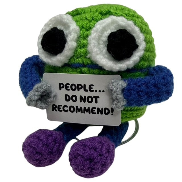 People... Do Not Recommend! Mini Hand Crochet Plush Support
