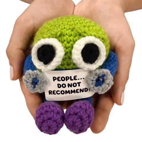 People... Do Not Recommend! Mini Hand Crochet Plush Support