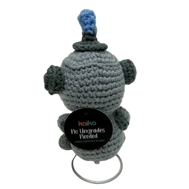 No Upgrades Needed... You're Already Perfect Robot Mini Hand Crochet Plush Support