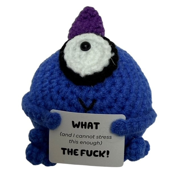 WTF... Critter Mini Hand Crochet Plush Support