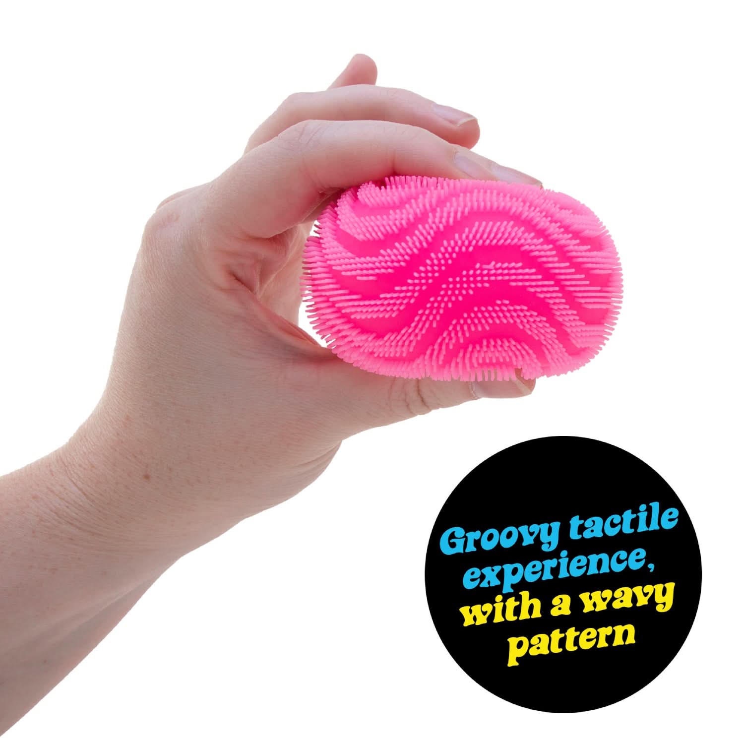 Wonder Waves Fuzz Ball Squishy - Nee Doh - Textured with Varied Tactile Sensory Input