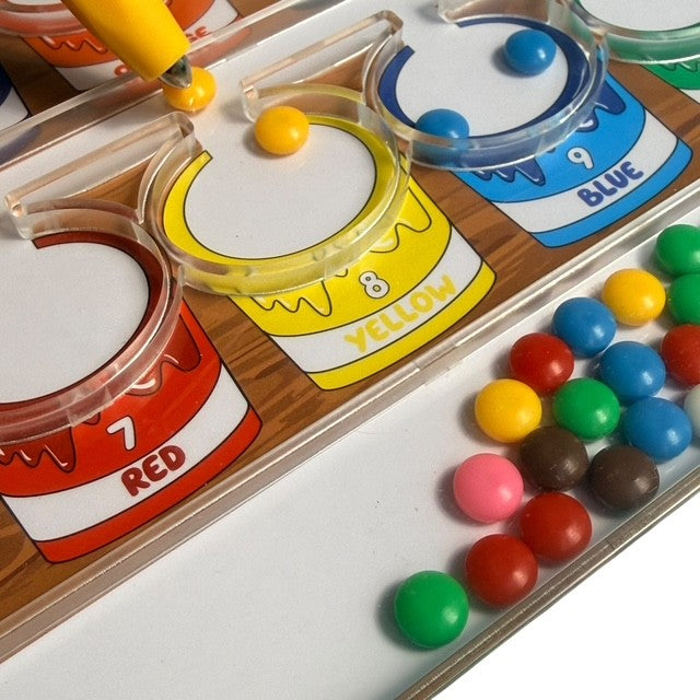 Colour & Number Maze Magnetic Pad