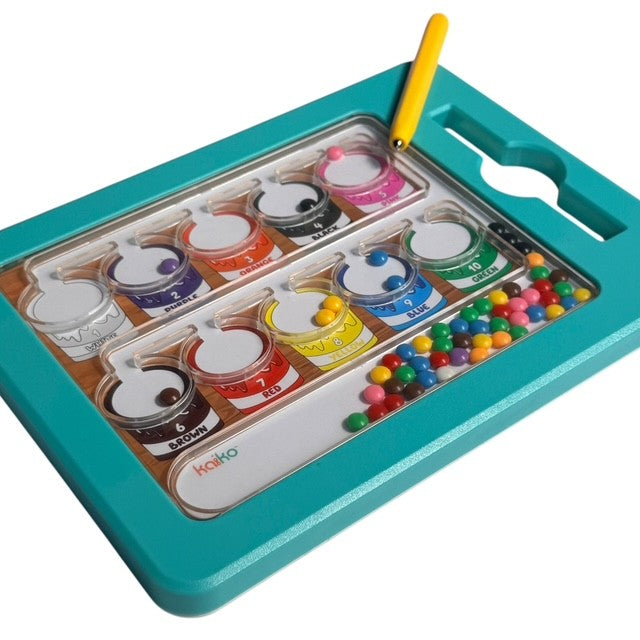 Colour & Number Maze Magnetic Pad