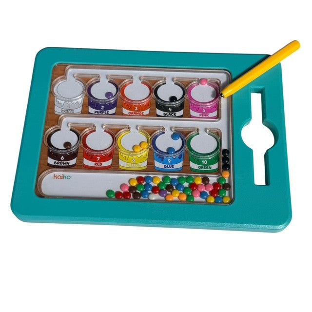 Colour & Number Maze Magnetic Pad
