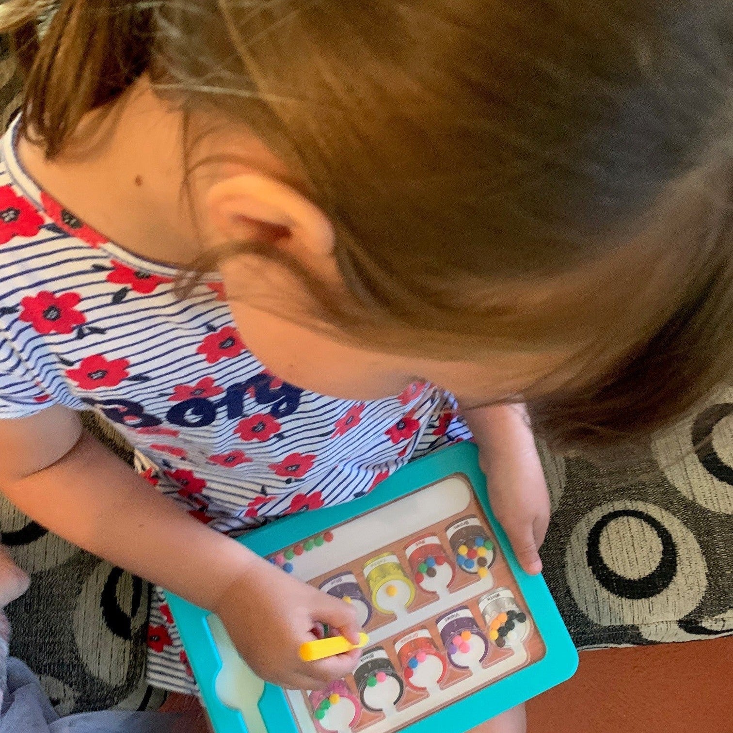 Colour & Number Maze Magnetic Pad