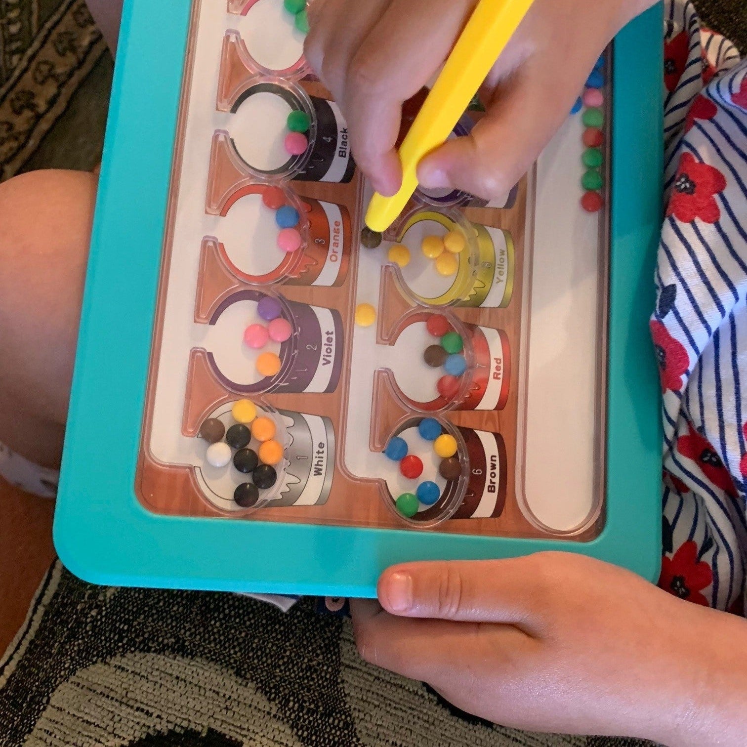 Colour & Number Maze Magnetic Pad