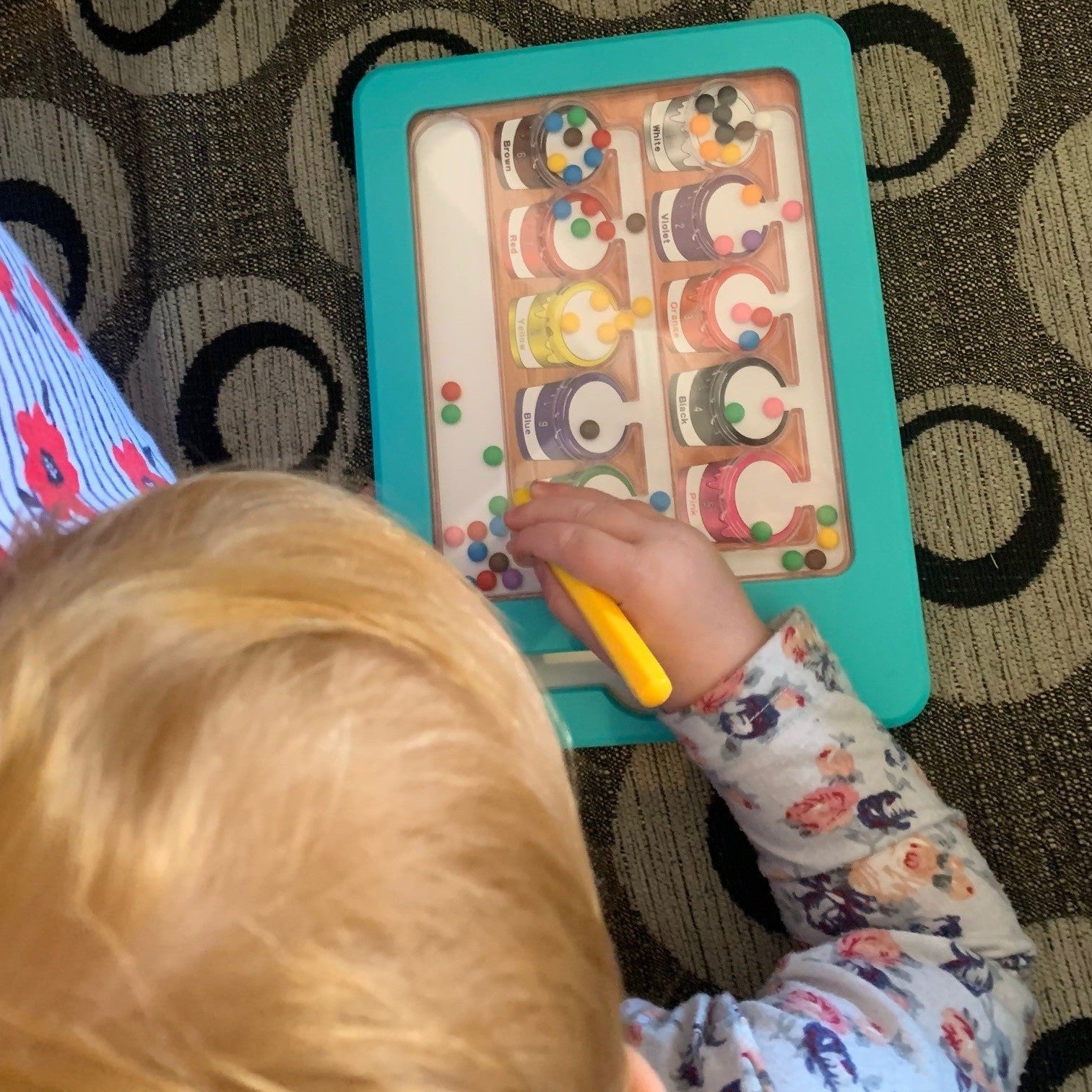 Colour & Number Maze Magnetic Pad