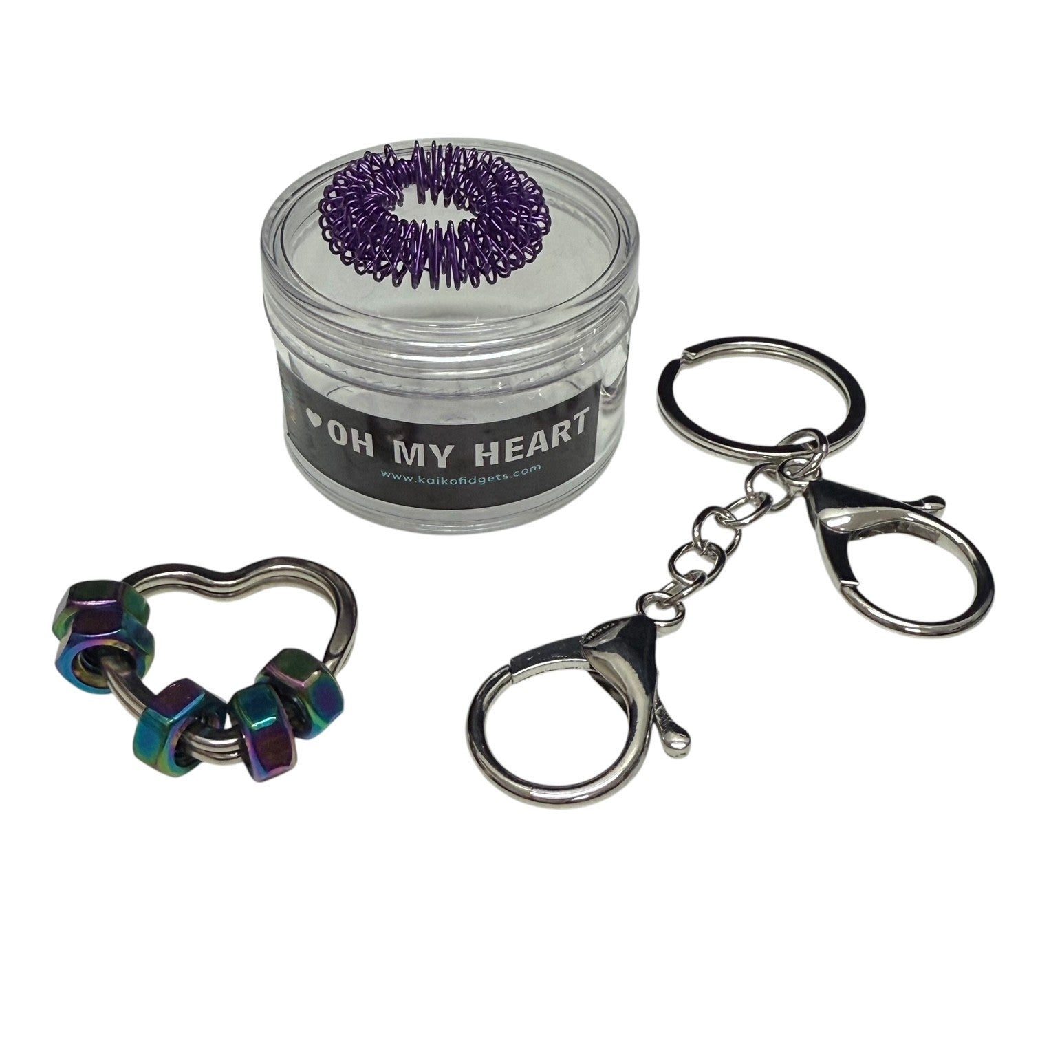 OH MY HEART Fidget Set with Detachable Keyring
