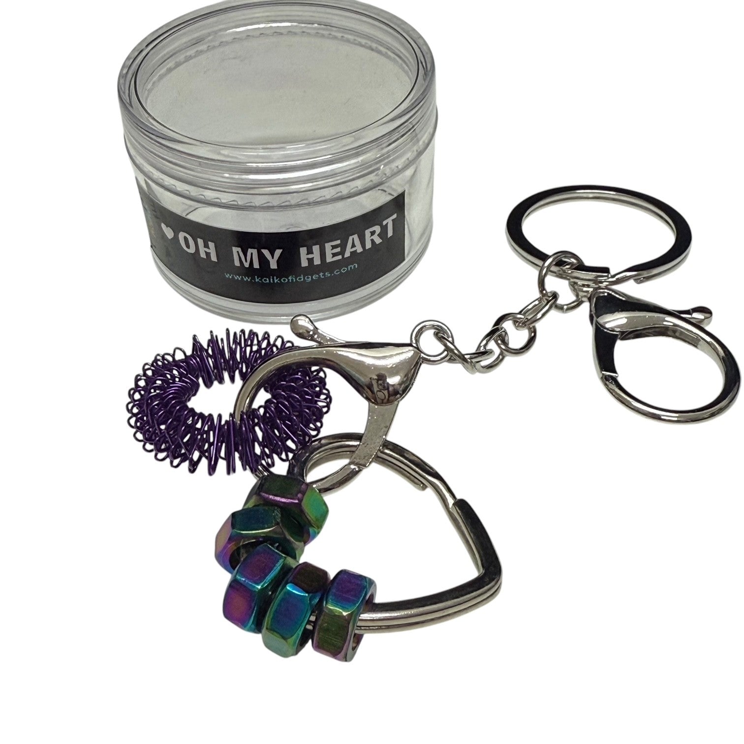 OH MY HEART Fidget Set with Detachable Keyring