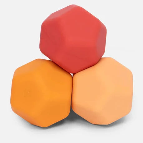 Orange Planes Speks Odds Silicone Magnets