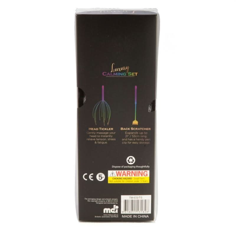 Oil Slick Head Tickler & Back Scratcher Calming Set