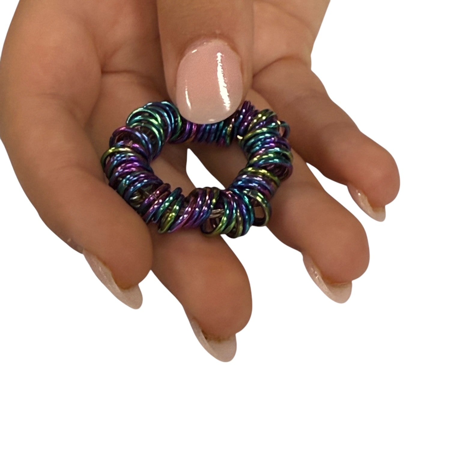 Oil Slick Small Centipede Stainless Steel Fidget