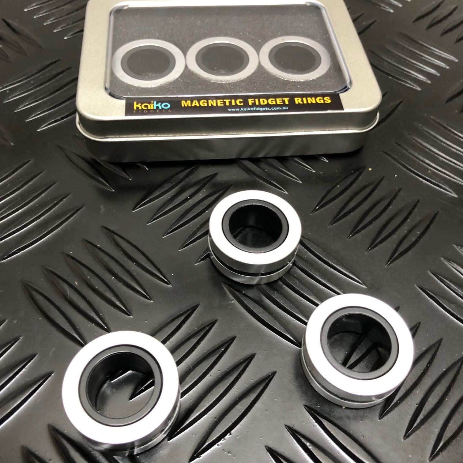 Original Magnetic Fidget Rings - Sliver Colour Plastic