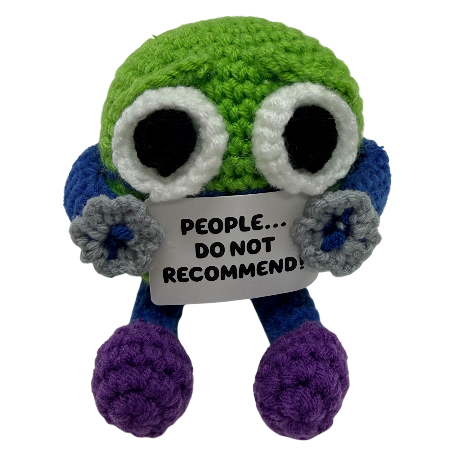 People... Do Not Recommend! Mini Hand Crochet Plush Support