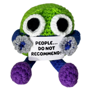 People... Do Not Recommend! Mini Hand Crochet Plush Support