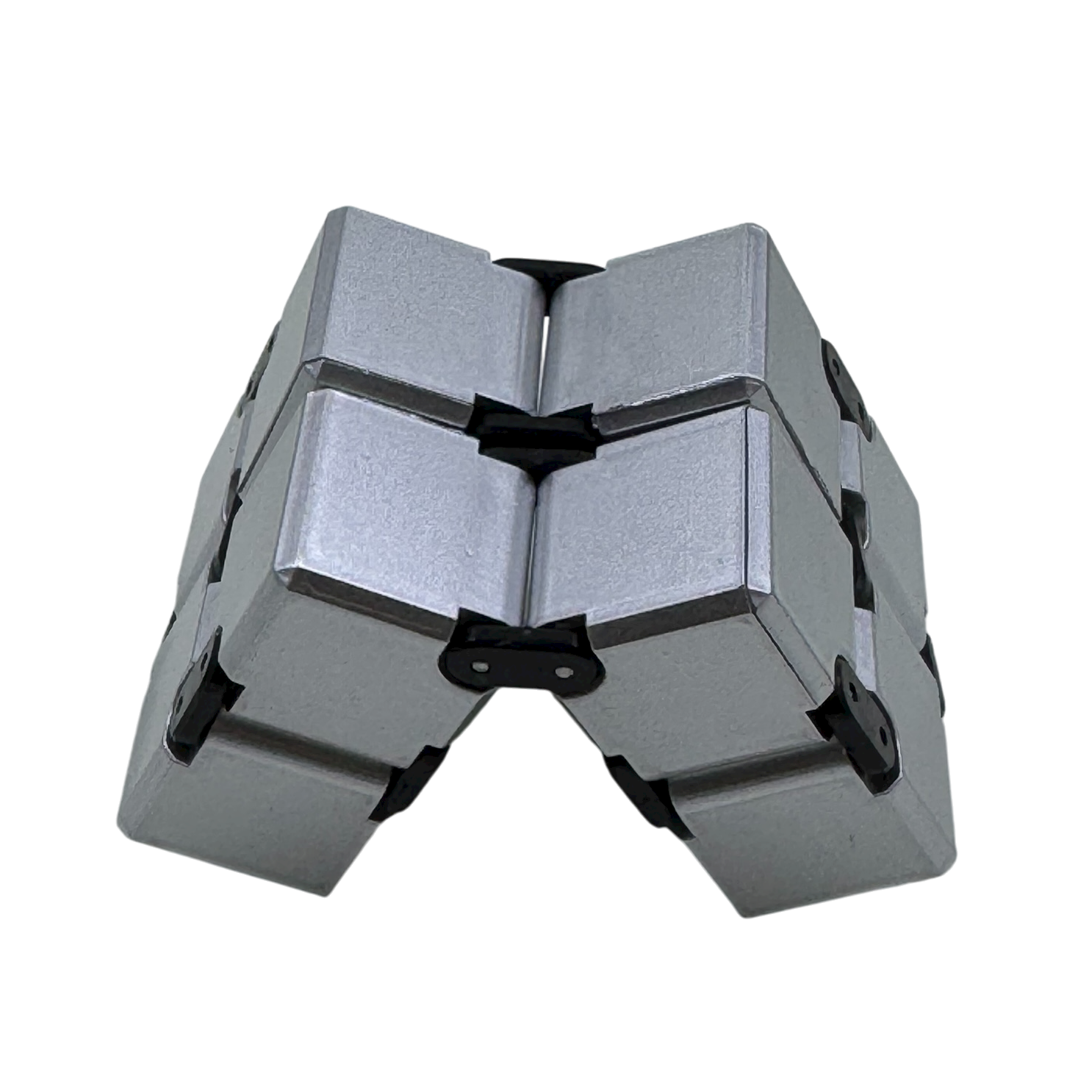 Silver Infinity Cube Fidget - 108 grams