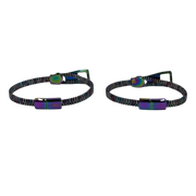 Unisex Oil Slick Metal Zipper Bracelet By Kaiko