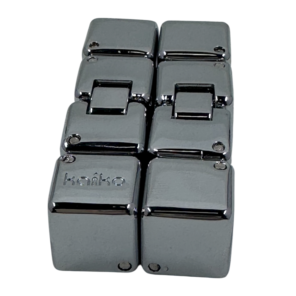 Gloss Silver MINI Infinity Cube in Window Tin - 151 grams