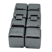 Gloss Silver MINI Infinity Cube in Window Tin - 151 grams